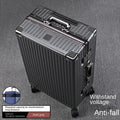 Aluminium Frame Suitcase Large-capacity Trolley Case Strong and Durable Password Cabin Bag Thickened PC suitcase 20/22/24/26/28