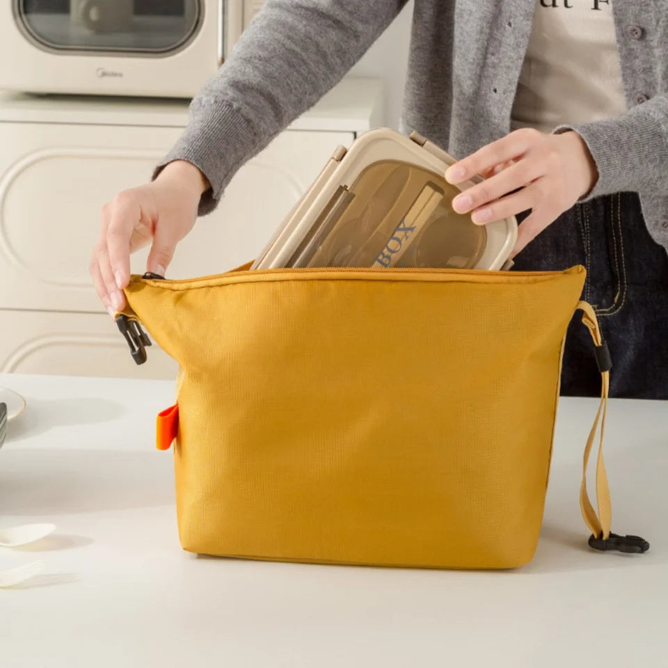 Lunch Bag Insulated Lunch Box, Small Leakproof Cooler Food Lunch Containers Reusable High Capacity Bags for Work, Travel