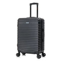 Luggage with GEL Handle Spacious Traveling Suitcases, Travel Suitcase with Dual Spinner Wheels and Studs Medium Hardside Luggag