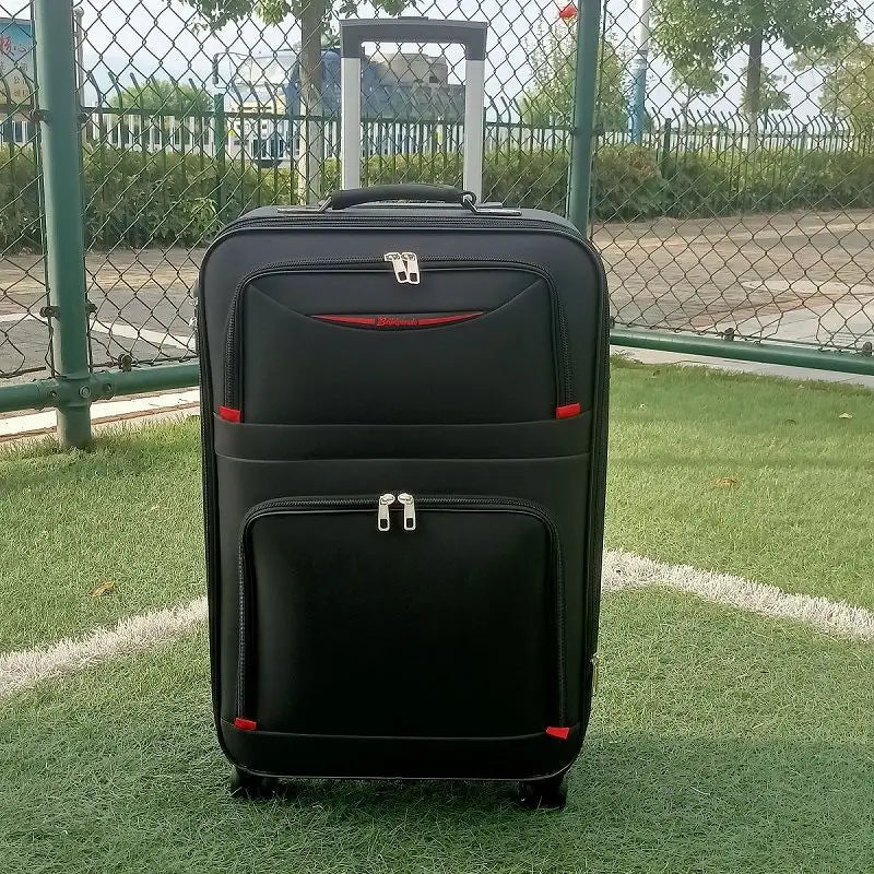 Oxford Suitcase Unisex Student Travel Bag Set Password Trolley Case Rolling Luggage Spinner Wheels 20 "24" 26" 30 inch Cloth Box
