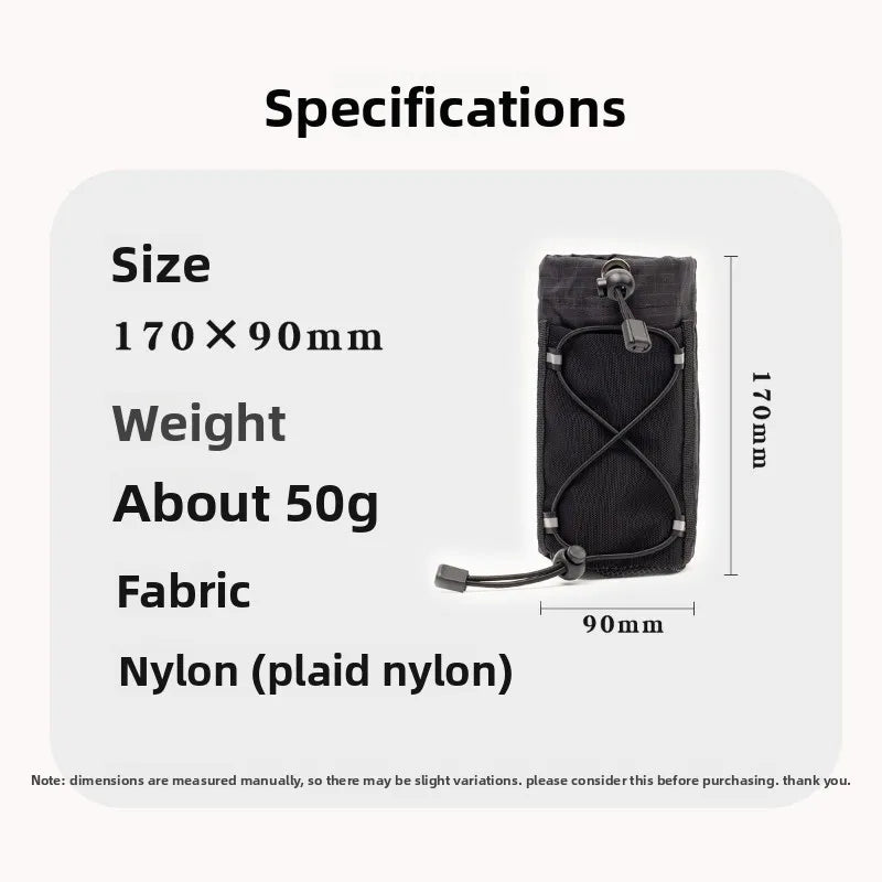 Camping Backpack Arm Bag Climbing Bag Wallet Pouch Purse Phone for Water Bottle Storage Bag Hiking Mountaineering Organizador